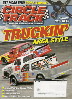 CIRCLE TRACK 2009 JULY - ARCA, UNDERSTANDING TRACTION, REAR-STEER GEOMETRY